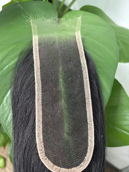 16A Vietnamese Double Drawn Bone Straight Bundles with Lace Closure Raw Hair Bundles Raw Hair