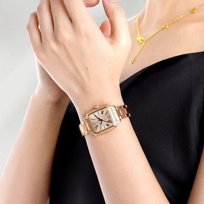 NAVIFORCE Fashion Ladies Watch Stainless Steel Waterproof