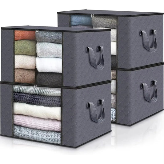 1/3pc Large Capacity Clothes Storage Bag Foldable Blanket