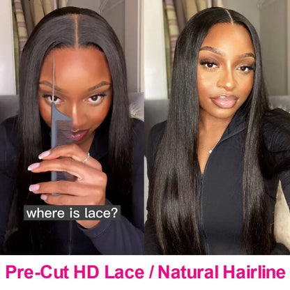 Wear and Go Glueless Wig Human Hair Pre Cut Ready to Wear