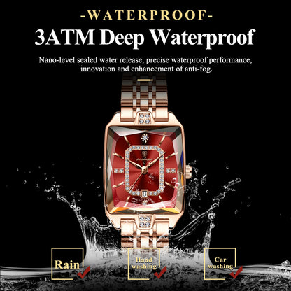 POEDAGAR Top Elegant Women Wristwatch Waterproof
