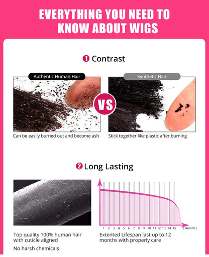 Side Part Wig 13X4 Lace Frontal Wigs Short Wigs for Black Women Human Hair Pixie Cut Wig Lace Front Human Hair Wigs Pre Plucked