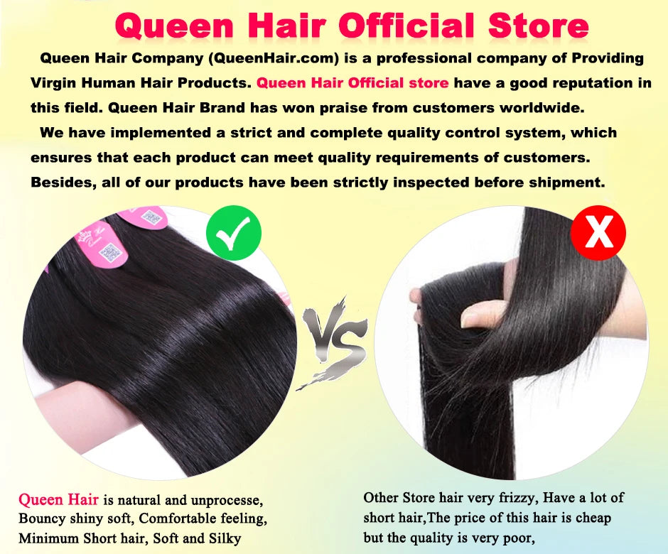 Queen Hair Products Brazilian Natural Wave More Wave Bundles With Closure 100% Virgin Human Raw Hair Bundles With Lace Closure