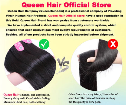 Queen Hair Products Brazilian Natural Wave More Wave Bundles With Closure 100% Virgin Human Raw Hair Bundles With Lace Closure