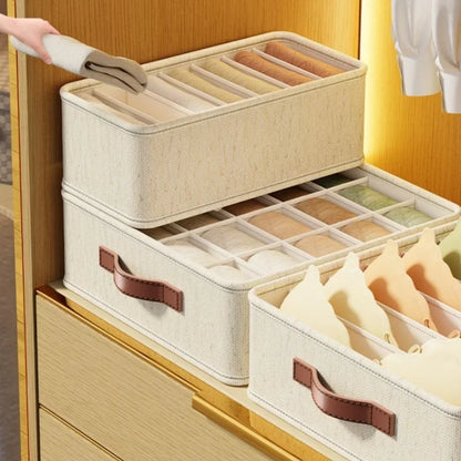 1-5PCS Fabric Drawer Organizers for Underwear Socks Bras