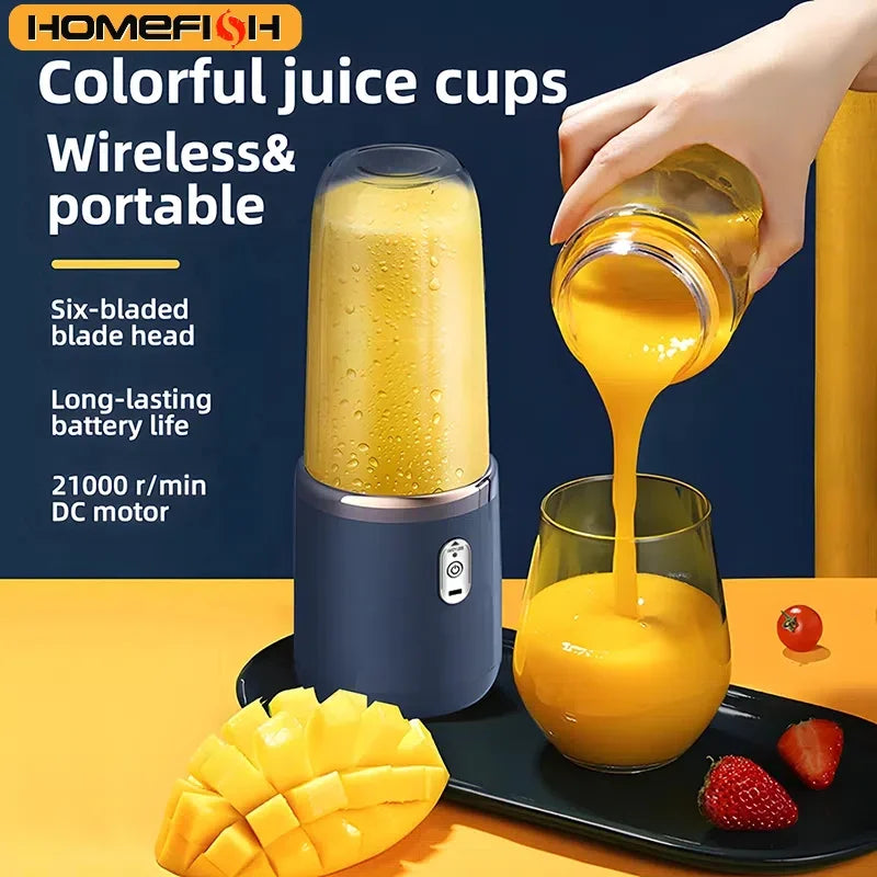 Portable Juicer Blender 400ml Electric