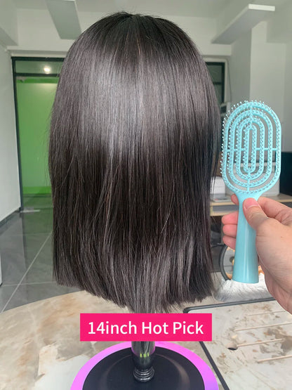 2x6 5x5 250 Density Raw 15A Bob Glueless Lace Wig Ready To Go Vietnamese Hair Original Super Double Drawn Closure Human Hair Wig