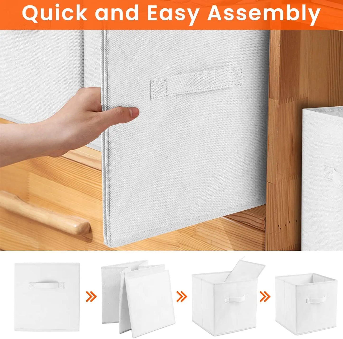 Heavy Duty Fabric Storage Cubes