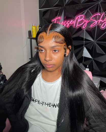 Rosabeauty 30 40 Inch Straight Human Hair Wigs Hd Lace Wig 13x6 Human Hair Bone Straight Lace Frontal Human Hair Wigs For Women