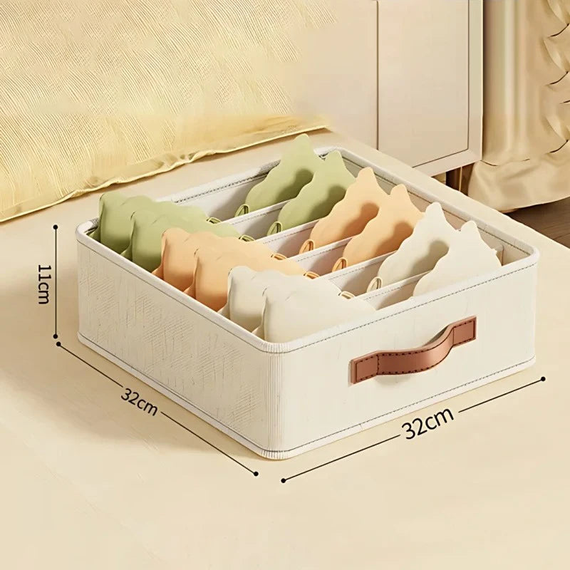 1-5PCS Fabric Drawer Organizers for Underwear Socks Bras