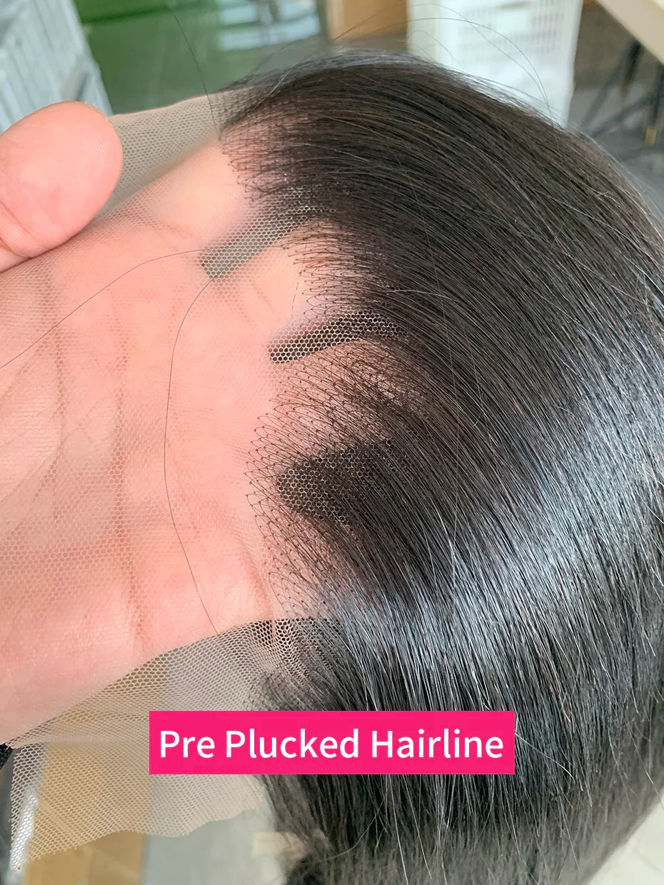 5x5 13x4 13x6 250 Density Bob Human Hair Wig 100% Raw Vietnamese Double Drawn Human Hair Lace Frontal Wig 16 18 20 22 24 26 inch