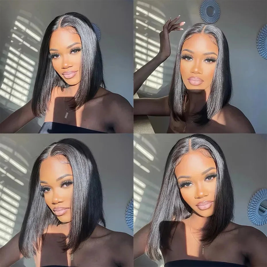 5x5 13x4 13x6 250 Density Bob Human Hair Wig 100% Raw Vietnamese Double Drawn Human Hair Lace Frontal Wig 16 18 20 22 24 26 inch