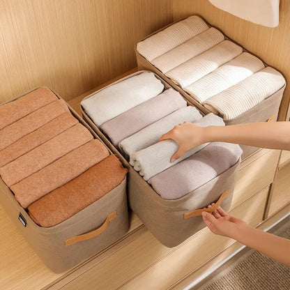 Thicken Clothes Organizer Pants Sweater Storage