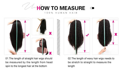 UNICE Black Cherry Colored Human Hair Wigs 7x5 & 13x4 Pre Cut Pre Bleached Glueless Wig Human hair Ready To Wear 150% Density