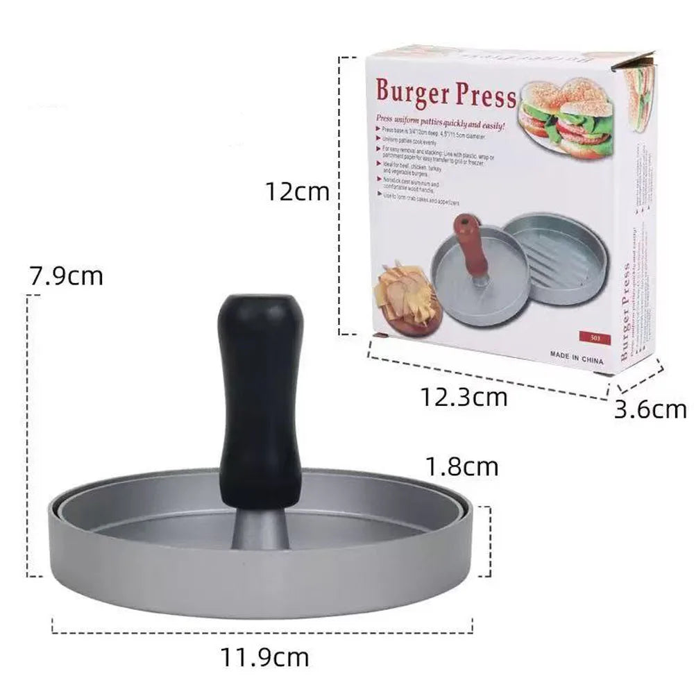 Burger Press Tool Patty Maker Aluminum