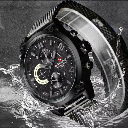 NAVIFORCE Black Luxury Men Watch