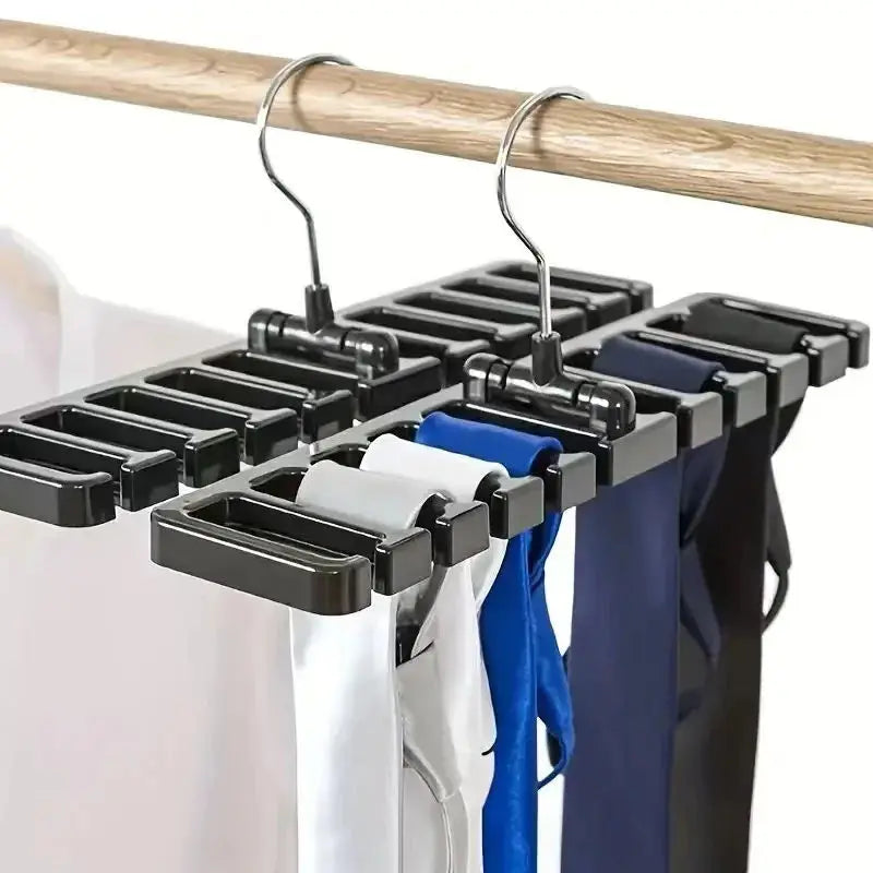 1PCS Tie Belt Hanger Wardrobe Belt Rotating Organizer Rack