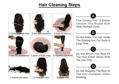 ARABELLA Hair 13x6 Wear and Go Chocolate Brown Glueless Wig Body Wave Lace Front Wigs With Drawstring Bleached Knots Pre-Plucked