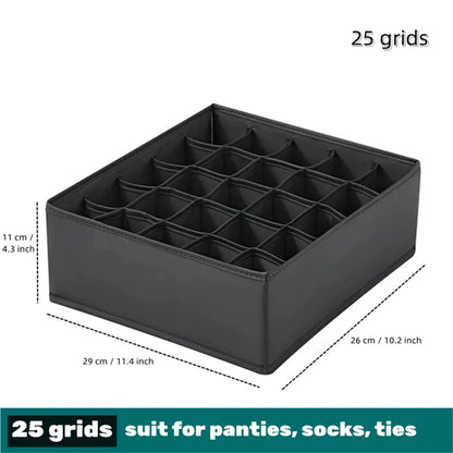 Socks Underwear Organizer Storage Box Washable Odorless Storage Box Drawer Organizer For Lingerie Bras Socks Leggings Organizers