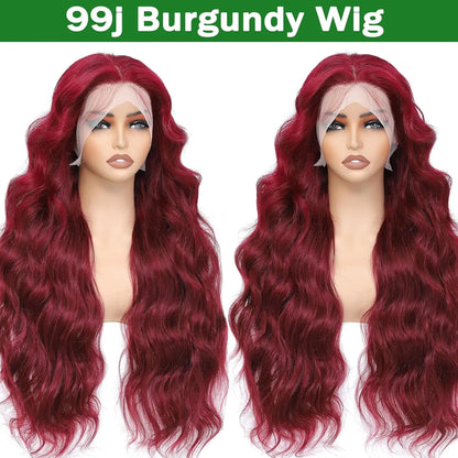 Body Wave 13x6 HD Lace Frontal Wigs Human Hair Colored Chocolate Brown Lace Front Wig 30 36 Inch Replacement Wig For Black Women