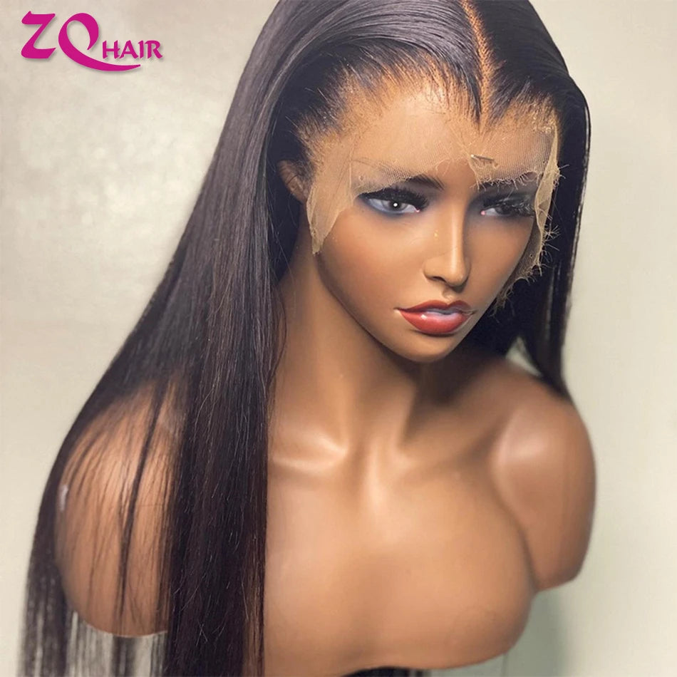 Bone Straight Wigs 100% Human Hair Wigs HD Lace Frontal Wig 13x6