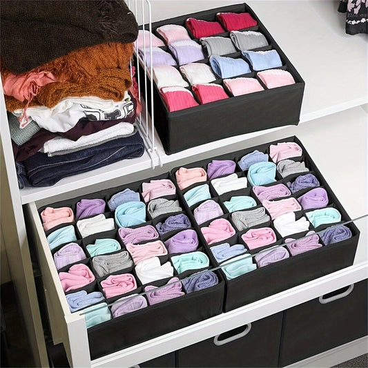 1-Pack 24-Cell Closet Socks & Underwear Organizers