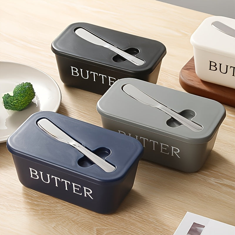 Butter Box with Butter Knife
