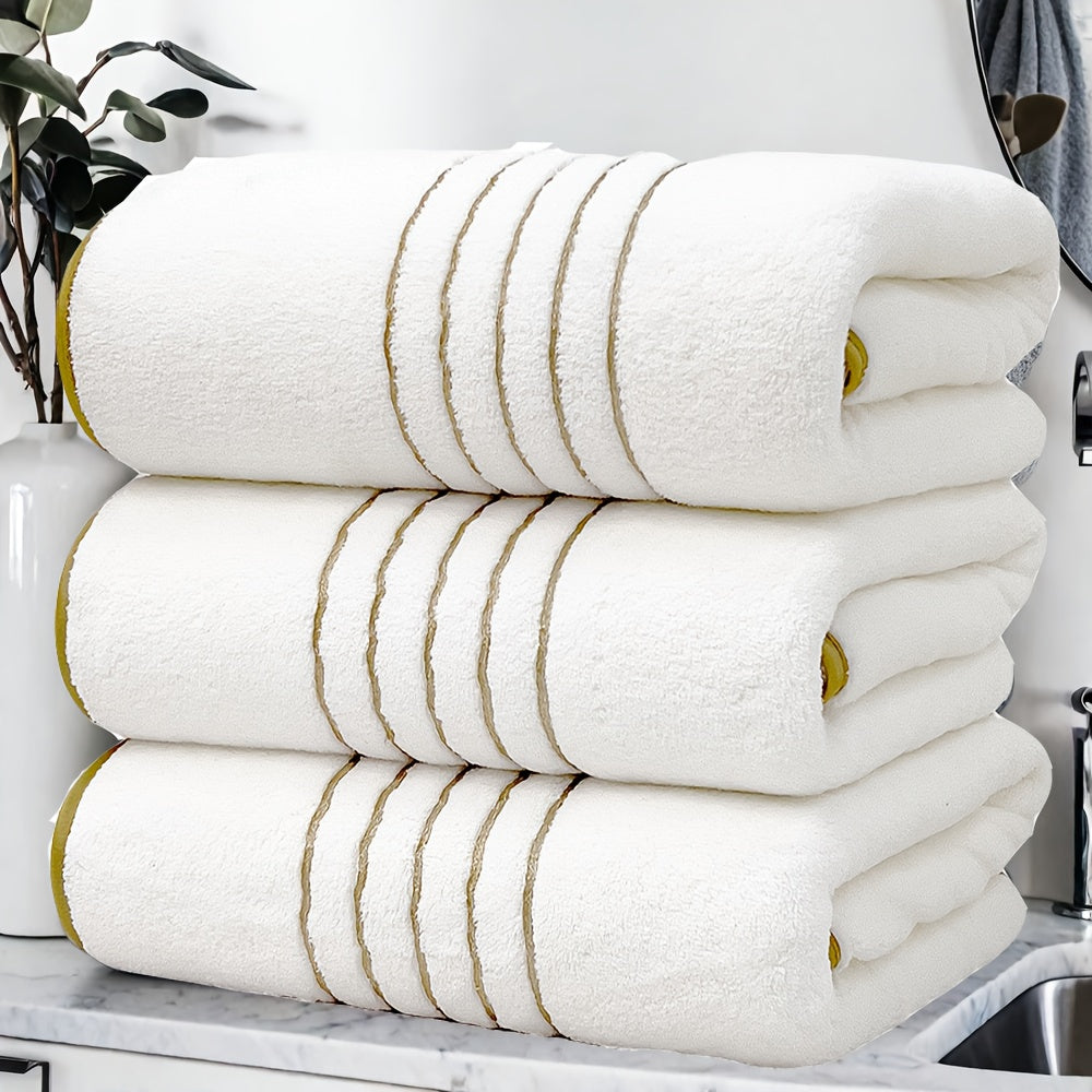 3pcs Ultra-Soft Coral Towel Set