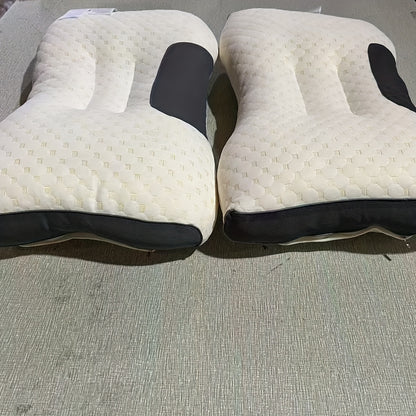 1pc Neck Pillow with Quilted Design - Soft