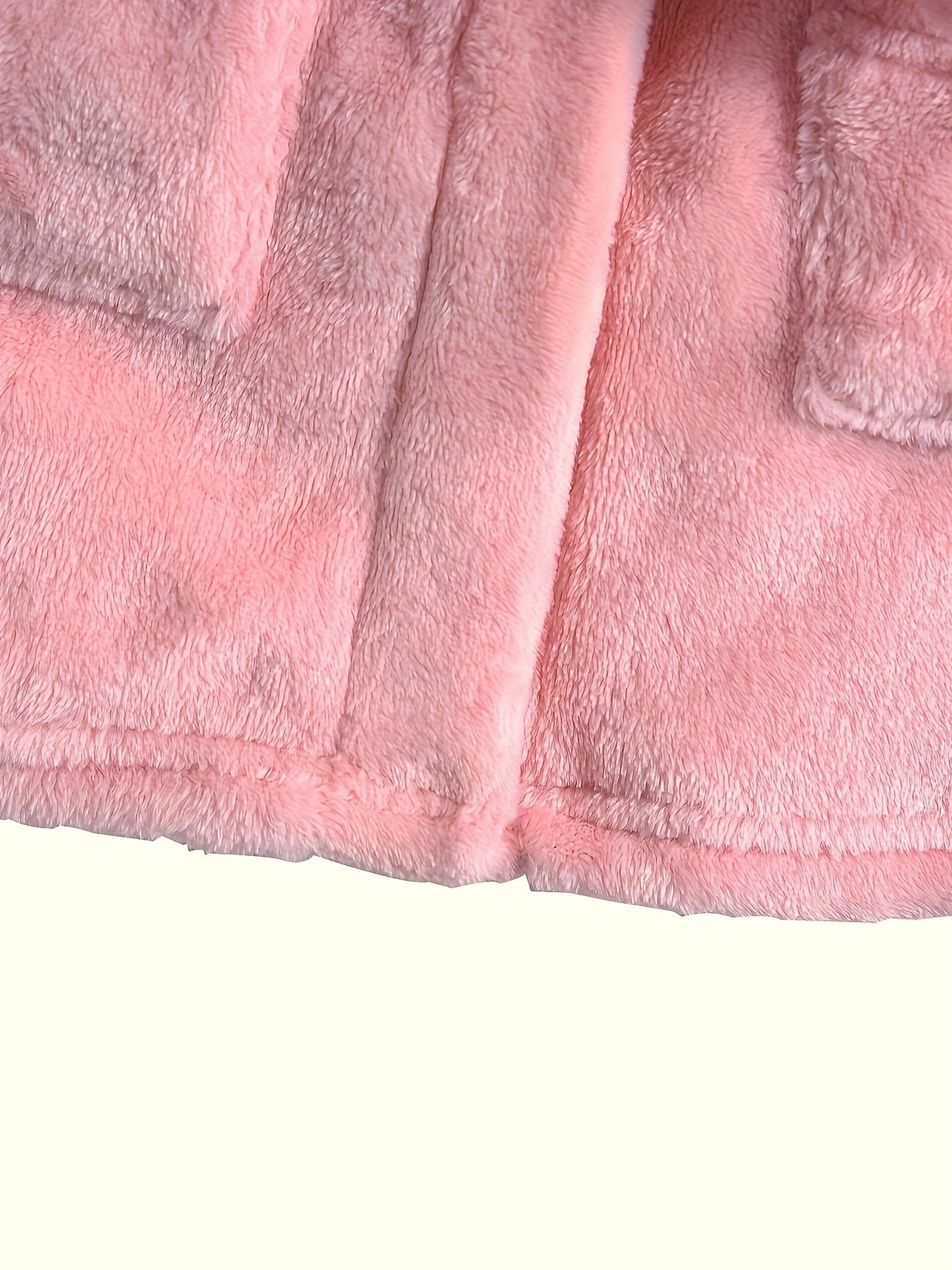 Girls' Hooded Robe - Soft Pink Unicorn