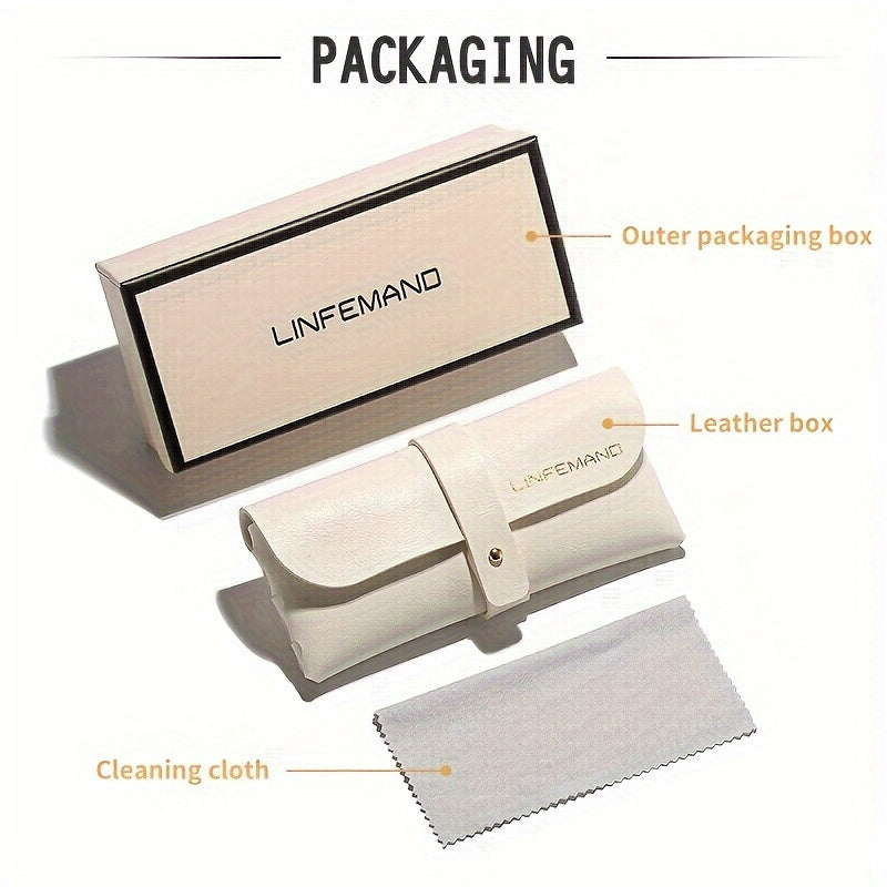 LINFEMAND Women'S Fashion Glasses