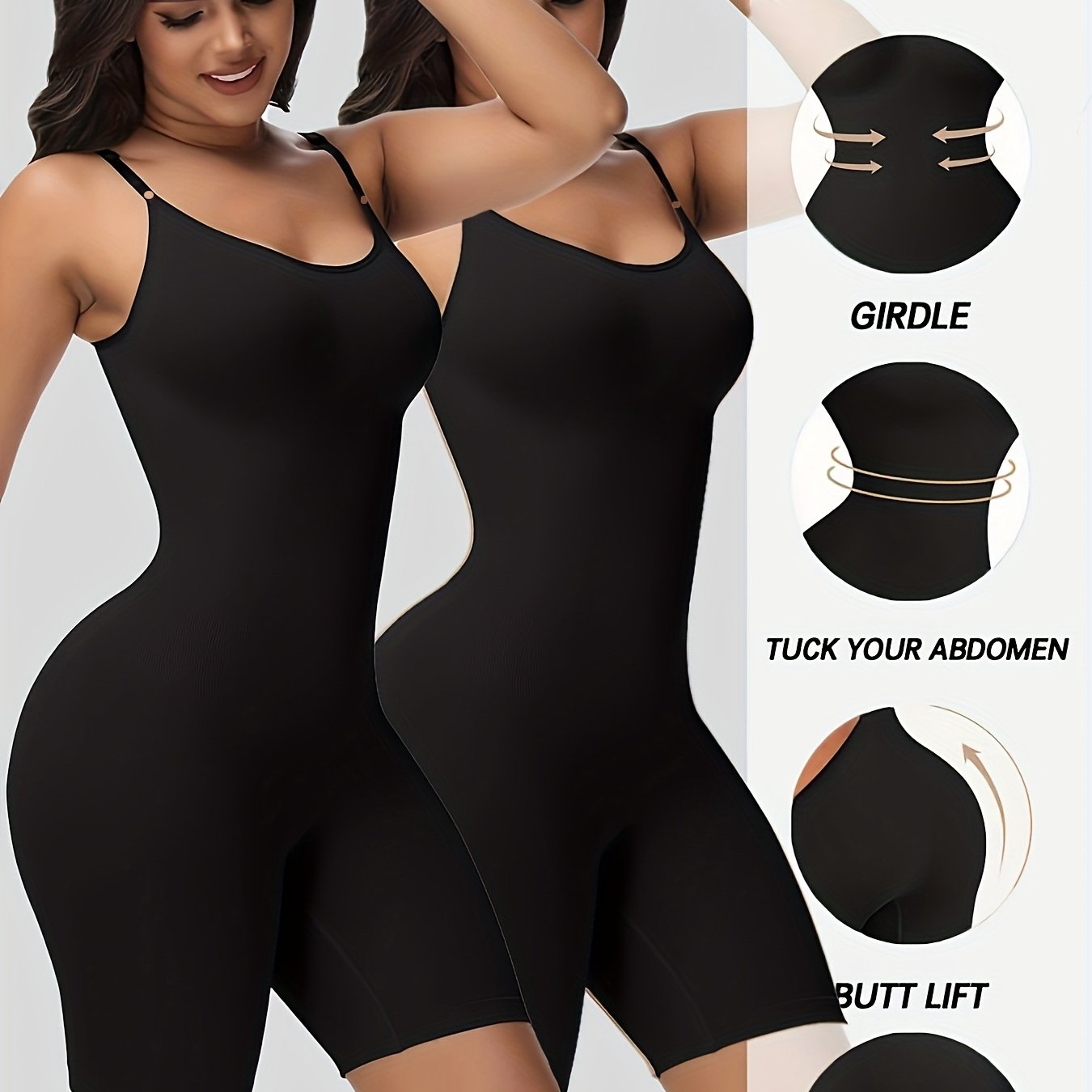 Two-Piece Bodysuit for Women, Sexy And Backless Shaping Underwear