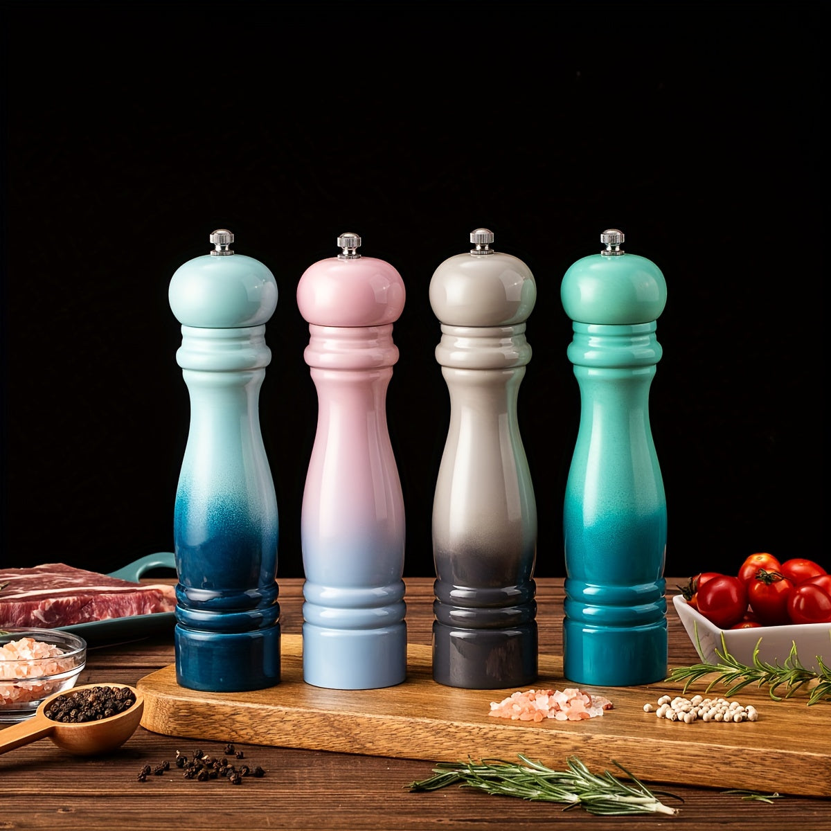 1pc Gradient Color Grinding Bottle for Spices