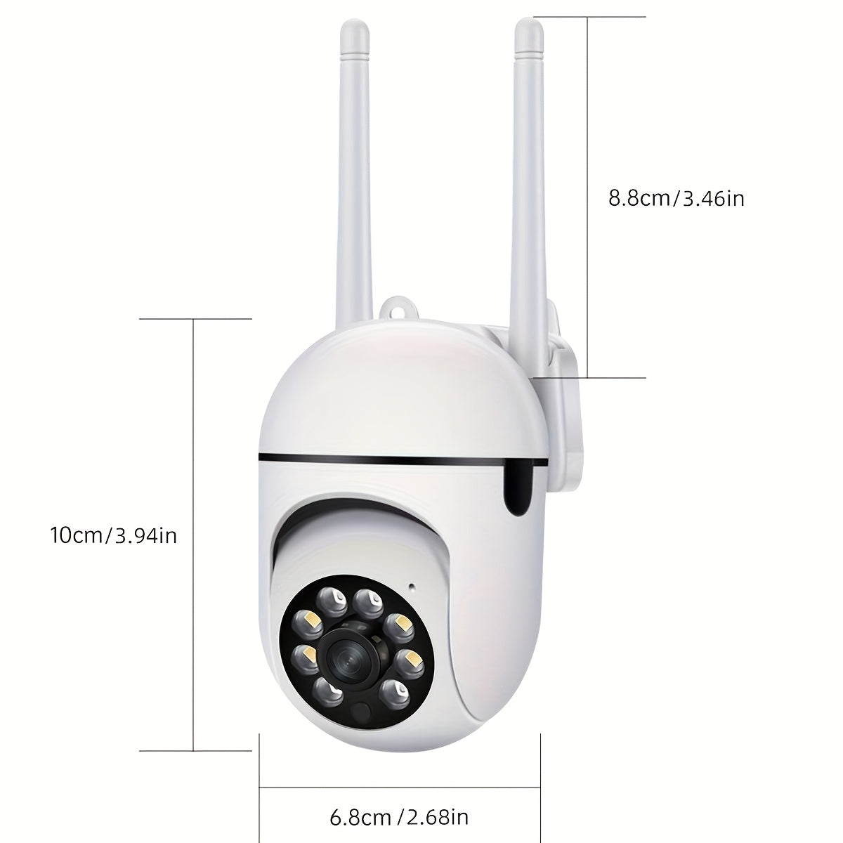 1pc Camera with Full Color Night Vision Wireless WIFI 1080P Full HD Indoor/Outdoor