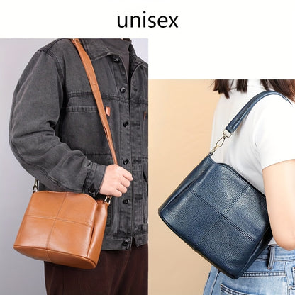 Genuine Leather Crossbody Bag