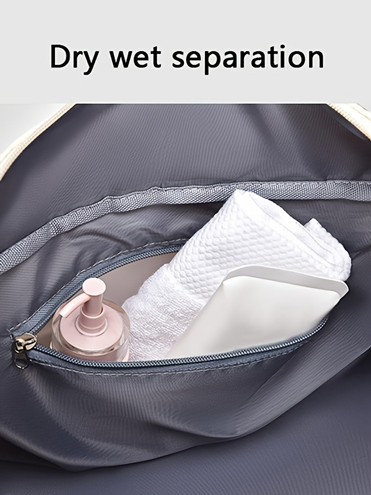 1pc Casual Polyester Travel Duffel Bag