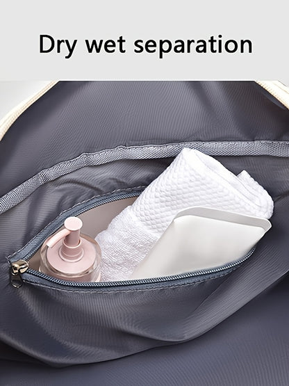 1pc Casual Polyester Travel Duffel Bag