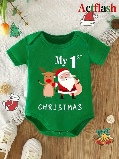 Baby Girl's 1st Christmas Outfit