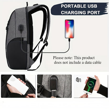 16" Minimalist Oxford Cloth Laptop Backpack