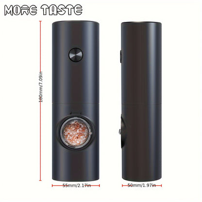 MORE TASTE Electric Salt and Pepper Grinder