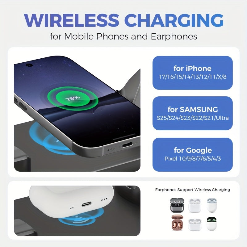 15W Fast Charging, Wireless Charging Station