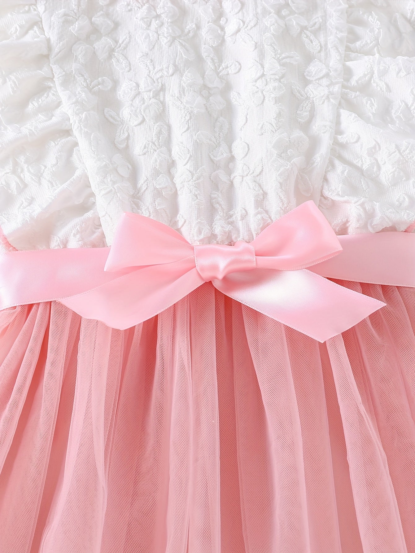 1pc Girls' Sleeveless Summer Dress