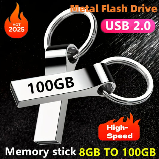 USB Flash Drive USB 2.0 High Speed 8GB 64GB Metal pen