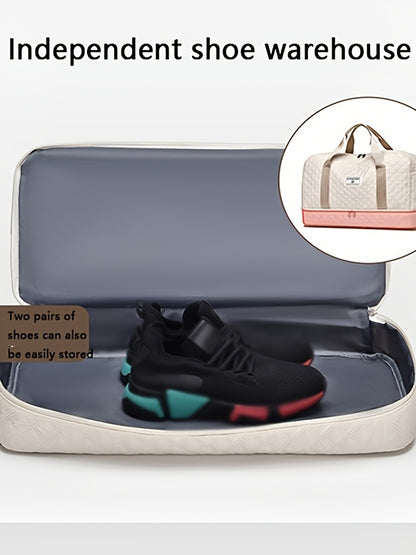 1pc Casual Polyester Travel Duffel Bag