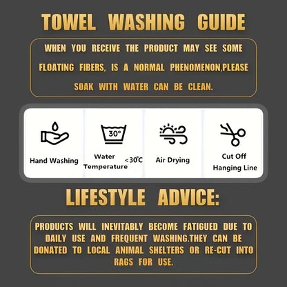 3pcs Ultra-Soft Coral Towel Set