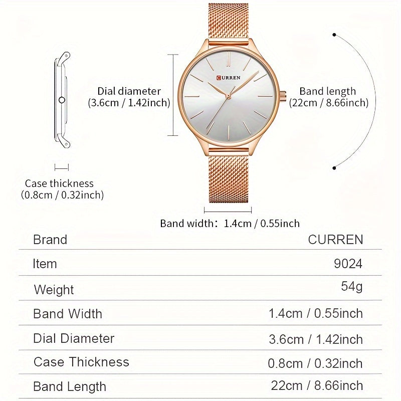 CURREN Women's Watch Original Brand