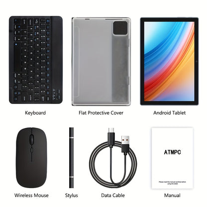 Tablet 10.1-inch Android 14 operating system