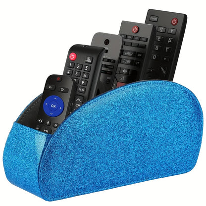 5-Tier Faux Leather Remote Control Holder