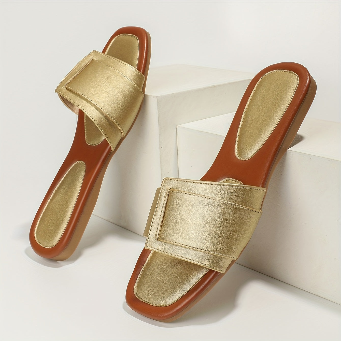 Women'S Slip-On Mules - Slip-Resistant TPR Sole & Cushioned Insole