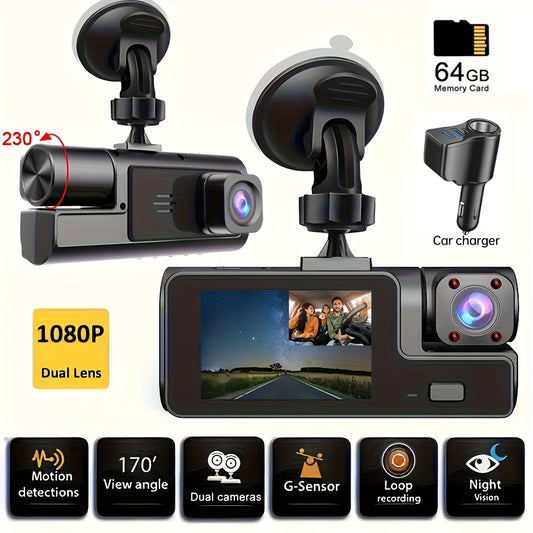 Dash Cam with Memory Card Included